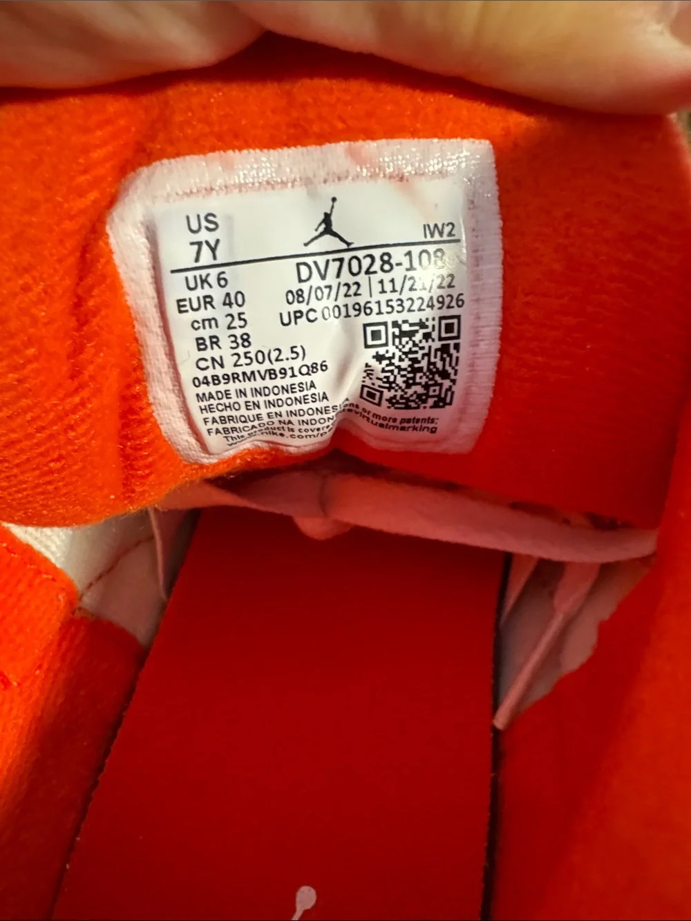 Jordan sneakers featuring